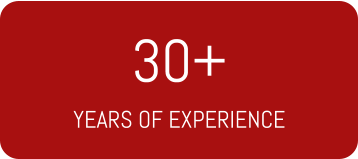 30+ YEARS OF EXPERIENCE