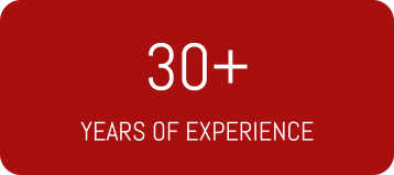 30+ YEARS OF EXPERIENCE